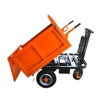 Brouettes électriques de chantier de construction Tricycles Ciment Véhicules de transport pour l'aquaculture Équipement de manutention