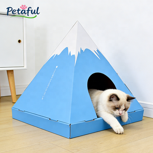 Nueva Cama para Gatos con Diseño Popular de Montaña <span class=keywords><strong>Fuji</strong></span>, Casa para Gatos en Forma de Triángulo, Tienda de Campaña, Cueva para Dormir - Product Image 2