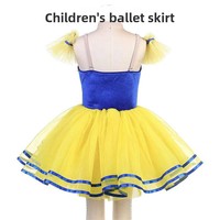 Vestido de tutú de Año Nuevo para niñas, disfraz de actuación, vestido de ballet profesional con lentejuelas para guardería, para niñas