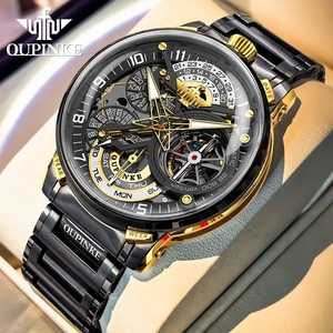 Montres automatiques OUPINKE pour hommes, design italien haut de gamme, édition limitée co-brandée, montres mécaniques pour hommes 3278 - Product Image 1