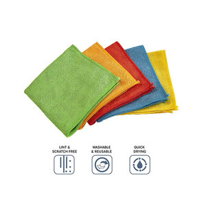 300Gsm 400Gsm Voiture 380Gsm Lot De Visage Tissu De Nettoyage Haute Qualité Microfibre Tissu En Vrac Corée Microfibre Tissu <span class=keywords><strong>40X40</strong></span> - Product Image 2