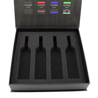 Boîte cadeau personnalisée en carton rigide avec fermeture magnétique, recyclable, pour vêtements, avec inserts pour bouteille