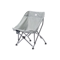 Chaise pliante d'extérieur en tissu Oxford 600D, chaise longue à dossier haut, chaise pliante légère en plastique pour l'extérieur, chaise suspendue, balançoire lune LED