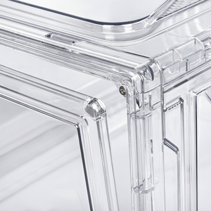 Alexa ชั้นวางรองเท้าอะคริลิกใส24ชิ้น, ชั้นเก็บรองเท้าพับได้สองชั้นพร้อมกล่องจัดเก็บที่ใช้งานได้ - Product Image 1