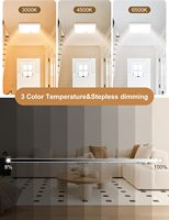 Plafonnier rechargeable avec télécommande, sans fil, détecteur de mouvement, lampe de plafond à piles