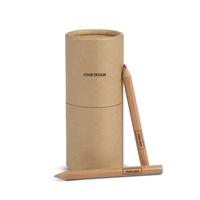 Petit set de crayons de couleur en bois naturel 12 crayons de couleur pour enfants sets de crayons de couleur courts