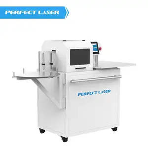 Máquina de dobra de letras de canal ideal para publicidade externa, LCD a laser de um lado e sinal de canal