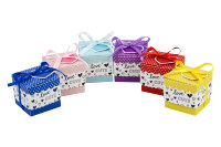 Boîtes cadeaux en papier pour la Saint-Valentin avec ruban et étiquette, petites boîtes en papier pour bonbons et chocolats pour mariage et anniversaire