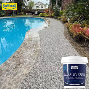 Revêtement en résine de pierre lavée décorative, texture d'agrégat naturel pour les murs intérieurs, les façades extérieures et la conception de sols - Product Image 2