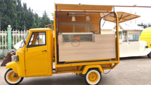 Triciclo eléctrico móvil para uso alimenticio, carro expendedor de bocadillos de 3 ruedas, personalizado, para barbacoa y furgoneta - Product Image 6