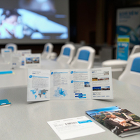 Impression de brochures pliées, demi-pliées, tri-pliées, multi-pliées, dépliants, promotion de l'intérêt public, immobilier, papier
