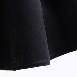 <span class=keywords><strong>Elegante</strong></span> abito da ballo in raso nero con colletto <span class=keywords><strong>bianco</strong></span> fiocco <span class=keywords><strong>vestito</strong></span> da ragazze di fiori per matrimoni compleanni occasioni speciali - Product Image 6