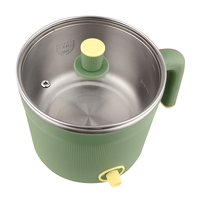 Bouilloire électrique multifonction portable personnalisée de 1,8 L avec interrupteur à deux niveaux pour dortoir, mini-cuiseur et marmites de cuisson