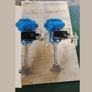 Válvula de bola criogénica de temperatura ultrabaja de diafragma neumático-256 grados para gas nitrógeno líquido - Product Image 3