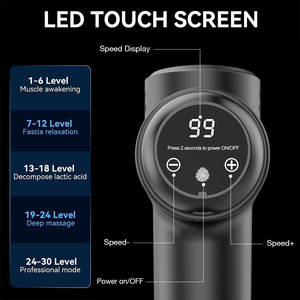 Q6230 nuovi prodotti Idea 2025 prodotti all'ingrosso pistola massaggio stampa personalizzata in piedi di tipo C caricabatterie per pistola massaggio professionale - Product Image 6