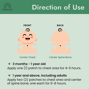 แผ่นแปะหน้าอกที่ไม่ได้รับการรักษาด้วยอินฟาเรดจากระยะไกลไม่มียาแก้ไอเพื่อความสบายและความอบอุ่นอย่างล้ำลึก - Product Image 5