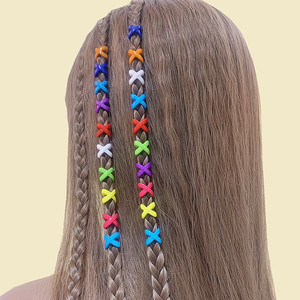 Jachon Perles en résine très vendues pour dreadlocks, anneaux courts pour tresses, anneaux capillaires uniques, perles pour barbe de gnome pour le bricolage - Product Image 1