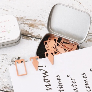 Độc đáo tam giác mũi tên thép không gỉ Bookmark <span class=keywords><strong>CLIP</strong></span> hộp thiếc khắc lưu niệm đọc sách tiện lợi <span class=keywords><strong>Clip</strong></span> bookmark cho sách - Product Image 2