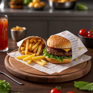 ความปลอดภัยที่กำหนดเอง<span class=keywords><strong>สี</strong></span>40gsm อาหารห่อใช้กระดาษ Greaseproof อบกระดาษ<span class=keywords><strong>แผ่น</strong></span>ม้วนจัมโบ้ - Product Image 2