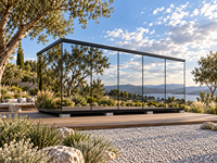 Maison Modulaire Préfabriquée Moderne en Forme de Cabine Miroir avec Mur en Verre Réfléchissant pour Glamping, Hôtels, Sites Touristiques, Usine Personnalisée
