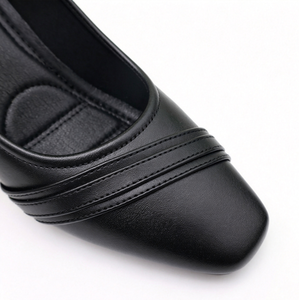 Nuove Scarpe Eleganti da Donna con Tacco Spesso e Punta Affusolata per Matrimoni ed Eventi Estivi - Modello Comodo e alla Moda - Product Image 2
