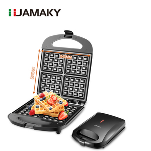 JAMAKY Professional 2800W <span class=keywords><strong>4</strong></span>-Slice Waffle Maker, Parrilla eléctrica antiadherente con control automático de temperatura - Product Image 1