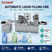Machine de remplissage de shampoing entièrement automatique, ligne de conditionnement linéaire à 8 têtes pour savon liquide, détergent et gel douche, pour usine de soins à domicile