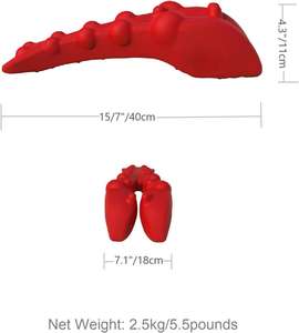 Bantal Traksi Serviks Bahan EVA Pereda Nyeri Korektor Postur Meredakan Nyeri Punggung Atas Ketegangan Sakit Kepala - Product Image 3