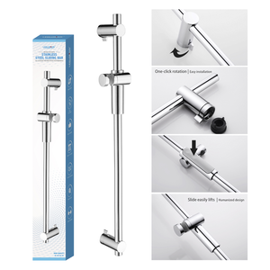 Набор для душа из нержавеющей стали с регулируемым держателем - Product Image 1