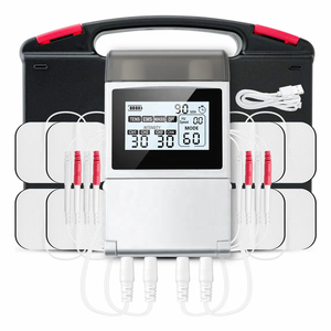 60-modi vierkanaals <span class=keywords><strong>TENS</strong></span>-therapie massage stoel met draadloze afstandsbediening <span class=keywords><strong>TENS</strong></span>-unit plug-<span class=keywords><strong>in</strong></span> voeding lichaamsacupunt - Product Image 2