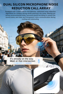 2026 New Q02 AI Smart <b>Glasses</b> Wholesale Outdoor Cycling Eyewear AI Translation BT Calling Smart Wearable Supplier - Product Image 5