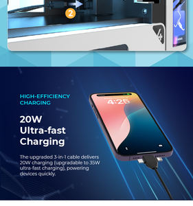 Y2Power <span class=keywords><strong>AMI</strong></span> Pro 10 Bay interno Touch Screen Mobile armadietto di ricarica con 14 'pubblicità schermo superiore & PD 20W ricarica rapida - Product Image 5