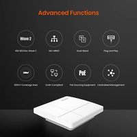 Point d'accès sans fil Gigabit double bande Tenda AC1200 blanc (I24) à fixer au plafond, couverture de 300 m², PoE, contrôle via application Android