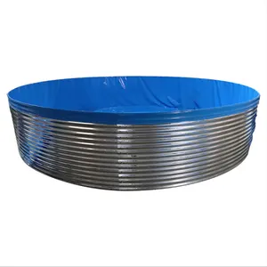 Corrugated Metal Sheet 20000l Water Tank 30m3 Outdoor Corrugated Galvanized Steel Sheets Water Storage Tank