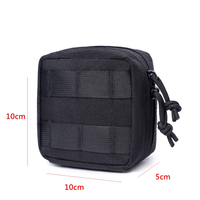 Utilitaire tactique Molle EDC pochette taille sac stockage Micro sac carte lampe de poche ceinture randonnée en plein air chasse Airsoft accessoires