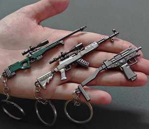 Llavero de Metal Ligero con Forma de <span class=keywords><strong>Pistola</strong></span>, Rifle de Francotirador, Ametralladora - Product Image 5