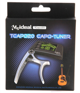 Afinador Digital Profesional y Capo de Guitarra Tipo Araña para Guitarras Acústicas, Eléctricas, Bajos y Ukeleles - Product Image 5