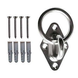 Gréement de bateau en acier inoxydable ISURE <span class=keywords><strong>MARINE</strong></span> avec plaque à œil diamanté Quincaillerie <span class=keywords><strong>marine</strong></span> Nouveau raccord de bateau d'occasion avec anneau - Product Image 1