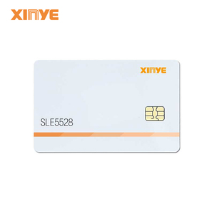 Plástico PVC en blanco impreso SLE5542 SLE5528 RFID contacto IC chip tarjetas personalizadas - Product Image 3