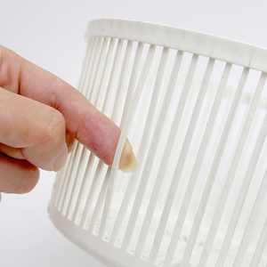 Juego de coladores de cocina plegables de silicona redondos al por mayor, cesta escurridora de plástico para pasta, verduras y frutas para el hogar - Product Image 3
