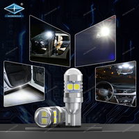 Bombillas LED automáticas T10 de alta calidad 3030 Chips 194 168 W5W luz de señal 6000K luces interiores blancas para coche