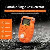 Detektor Gas BX176 CO H2S O2 Sensor Gas Mudah Terbakar, Detektor Multi Gas Portabel Akurasi Tinggi dengan Alarm Cahaya