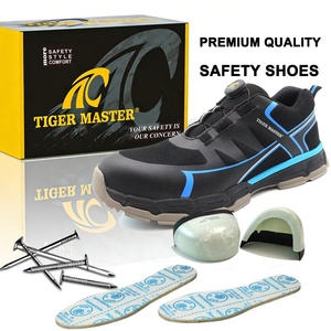 <span class=keywords><strong>Scarpe</strong></span> <span class=keywords><strong>Antinfortunistiche</strong></span> Sportive alla Moda <span class=keywords><strong>per</strong></span> Uomo con Sistema di Chiusura a Torsione, Suola in Gomma Antiscivolo, Puntale in Fibra di Vetro Antiperforazione, Leggere e Senza Metallo - Product Image 3