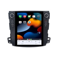 8G + 128G Android 11 Qualcomm 665 para Mitsubishi Outlander 2006-2012 Tesla navegación GPS del coche de la pantalla Unidad de reproductor Multimedia 4G