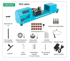 150W 12V/24V Máy Tiện Nhỏ Hạt Máy Thu Nhỏ Phật Ngọc Trai Máy Tiện Tự Làm Chế Biến Gỗ Phật Ngọc Máy Tiện Máy Khoan Công Cụ Quay - Product Image 4