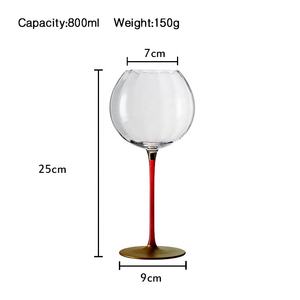 Copa sensorial <span class=keywords><strong>de</strong></span> vino tinto <span class=keywords><strong>de</strong></span> gran capacidad, varilla verde, vaso sensorial <span class=keywords><strong>de</strong></span> estilo europeo, hecho a mano, todo en uno - Product Image 5