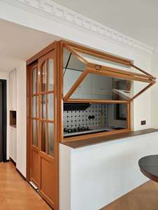 <span class=keywords><strong>Finestra</strong></span> Pieghevole di Sicurezza HONSUN in Alluminio e Vetro Temperato di Alta Qualità con <span class=keywords><strong>Doppia</strong></span> Aletta - Product Image 4