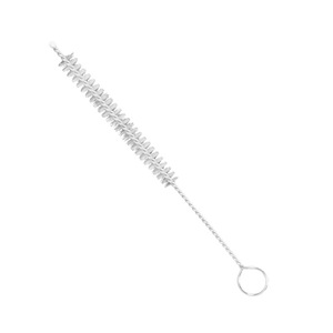 Cepillo para instrumentos musicales, cerdas de nailon, mango de metal, lazo para colgar, para limpieza y mantenimiento de instrumentos de tubo - Product Image 1