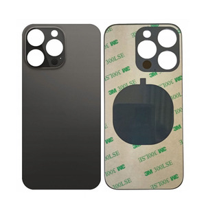 เคสหลังโทรศัพท์มือถือสำหรับ iPhone 14 13 12 11 Pro Max XR XS SE 8 ฝาหลังกระจกแบบรูใหญ่ อะไหล่เปลี่ยนฝาหลังโทรศัพท์มือถือ - Product Image 2