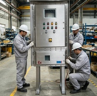 Boîte de distribution antidéflagrante en acier inoxydable, panneau de commande électrique antidéflagrant, boîte de jonction pour zones dangereuses